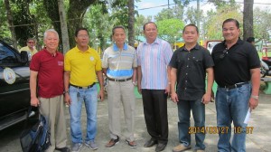 Bayawan City Mayor Gerry Seraña and Zarraga Mayor John Tarrosa with key officials. 